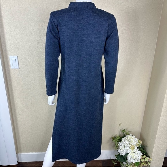 Elisia  Dress Sweater Sz S Long Slits Knit NWT - Picture 4 of 14
